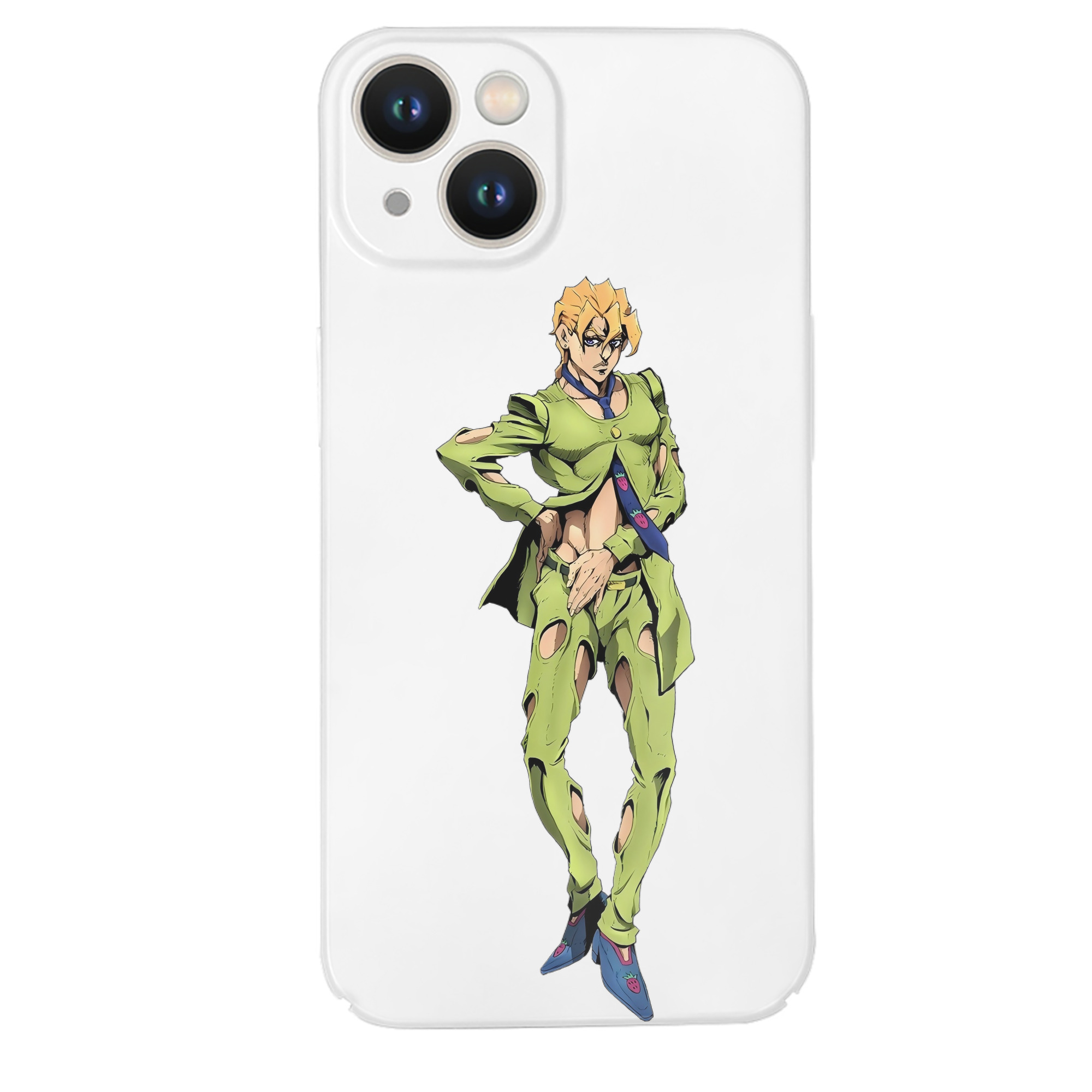 （画像用） ジョジョの奇妙な冒険 パンナコッタ?フー JoJo's Bizarre Adventure Pannacotta Fugo 【iPhone 14シリーズ対応】ハードケース